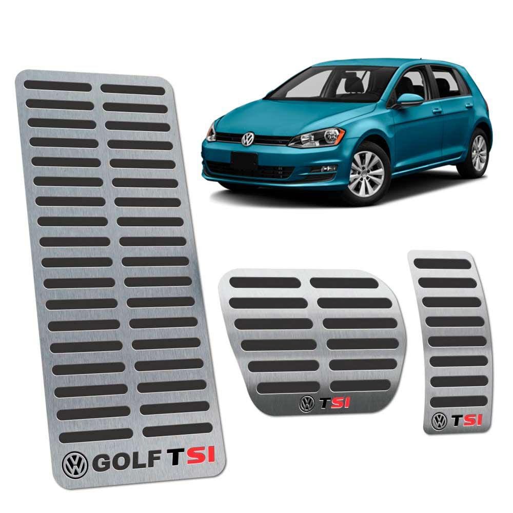 Pedaleira + Descanso Automático Golf Tsi 2014/2019 SI Preto