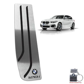 Descanso De Pé Em Inox Bmw 120i 2010 A 2019 Preto