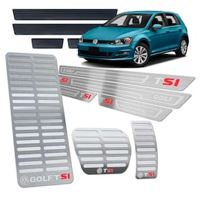 Descanso Pedaleira Soleira Golf Tsi 2014/19 SI Aut Prata