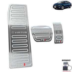 Pedaleira+ Descanso Virtus Tsi 2018 19 2020 Automático Prata