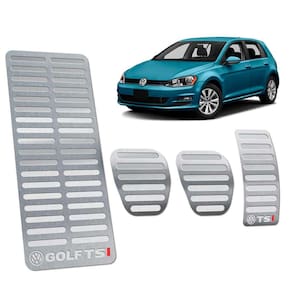 Pedaleira + Descanso Manual Golf Tsi 2014/2019 I Prata