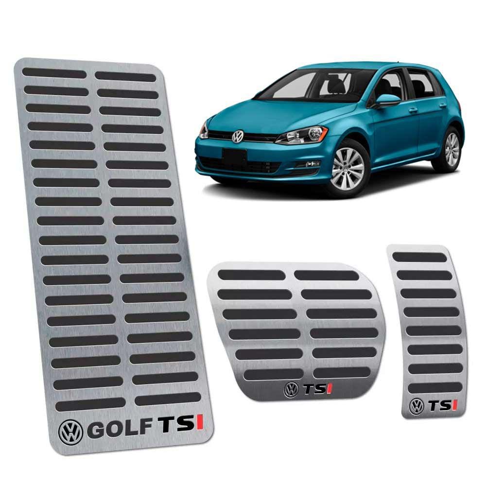 Pedaleira + Descanso Automático Golf Tsi 2014/2019 I Preto