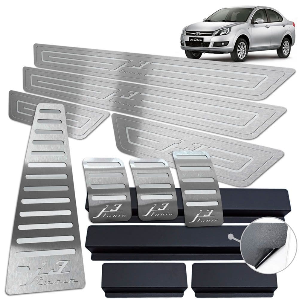 Descanso Soleira Pedaleira Prata Jac J3 Turin 2011 A 2015