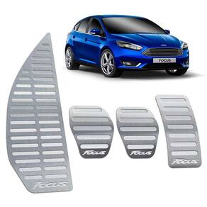 Descanso + Pedaleira Focus 2014/2018 Manual Prata