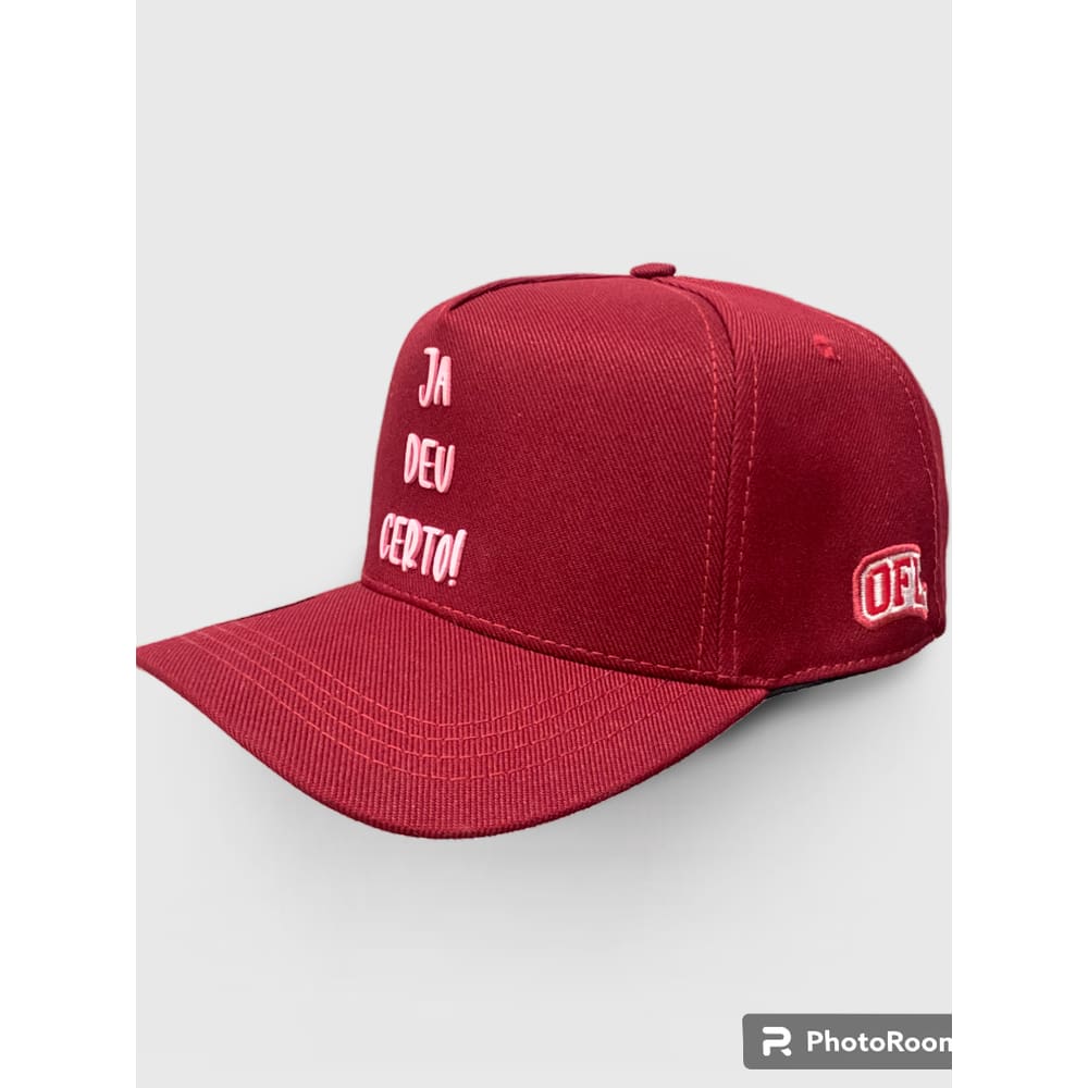 Boné OFL Já deu tudo certo Vermelho