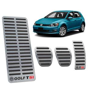 Pedaleira + Descanso Manual Golf Tsi 2014/2019 SI Preto