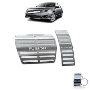 Pedaleira Automático Aço Inox Ford Fusion 2006 A 2012 Prata
