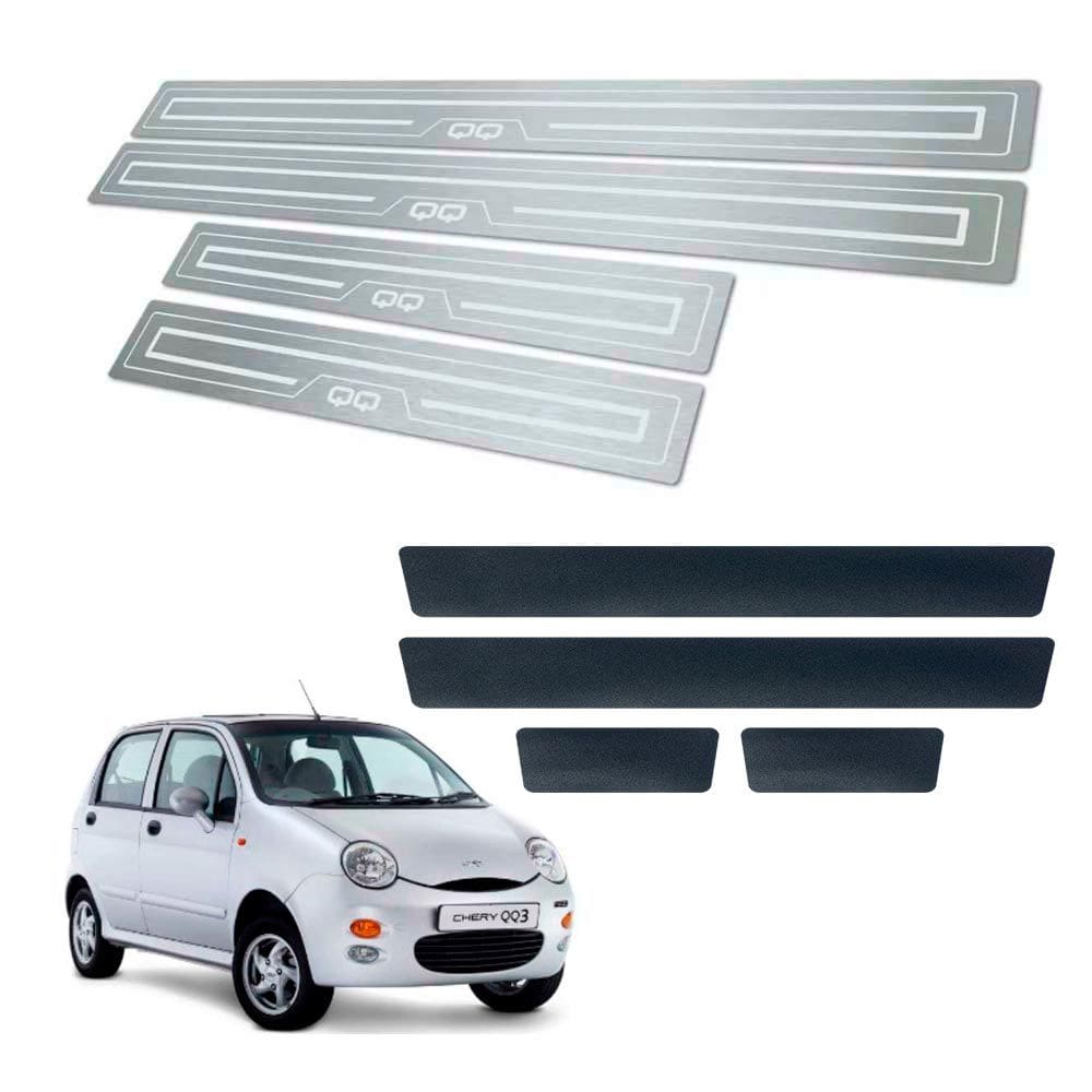Soleira + Vinil Chery Qq 2011 Até 2014