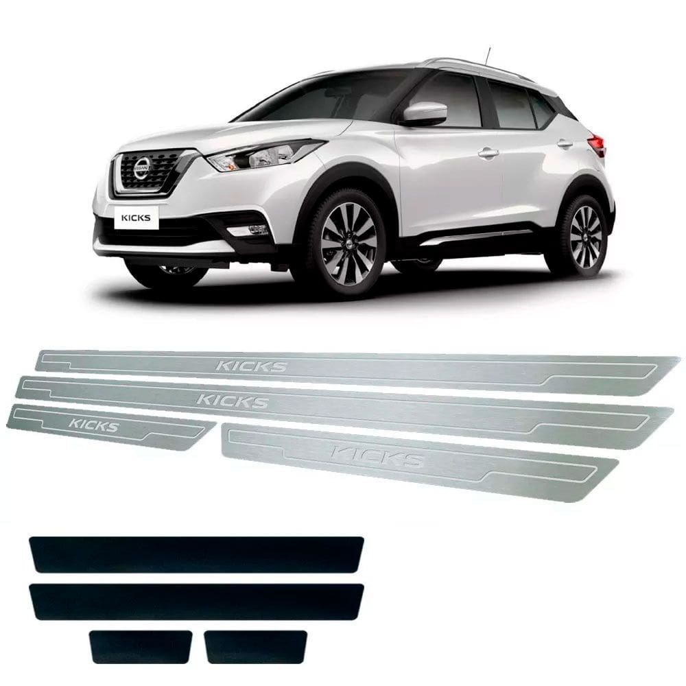 Soleira + Vinil Nissan Kicks 2017 Até 2019