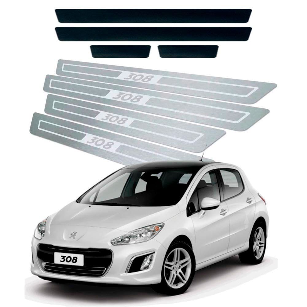 Soleira + Vinil Peugeot 308 2011 Até 2019