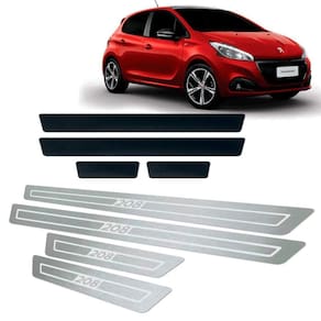 Soleira + Vinil Peugeot 208 2013 Até 2019