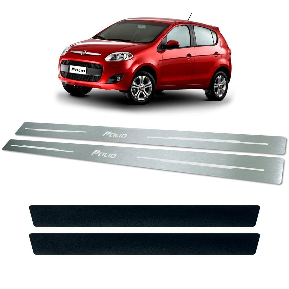 Soleira + Vinil Fiat Palio 2013 Até 2017
