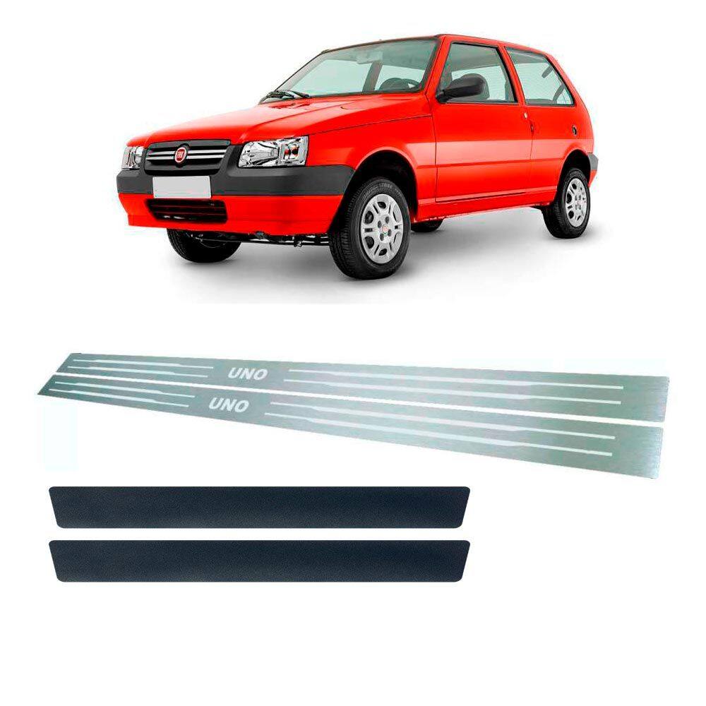 Soleira + Vinil Fiat Uno 1984 Até 2009