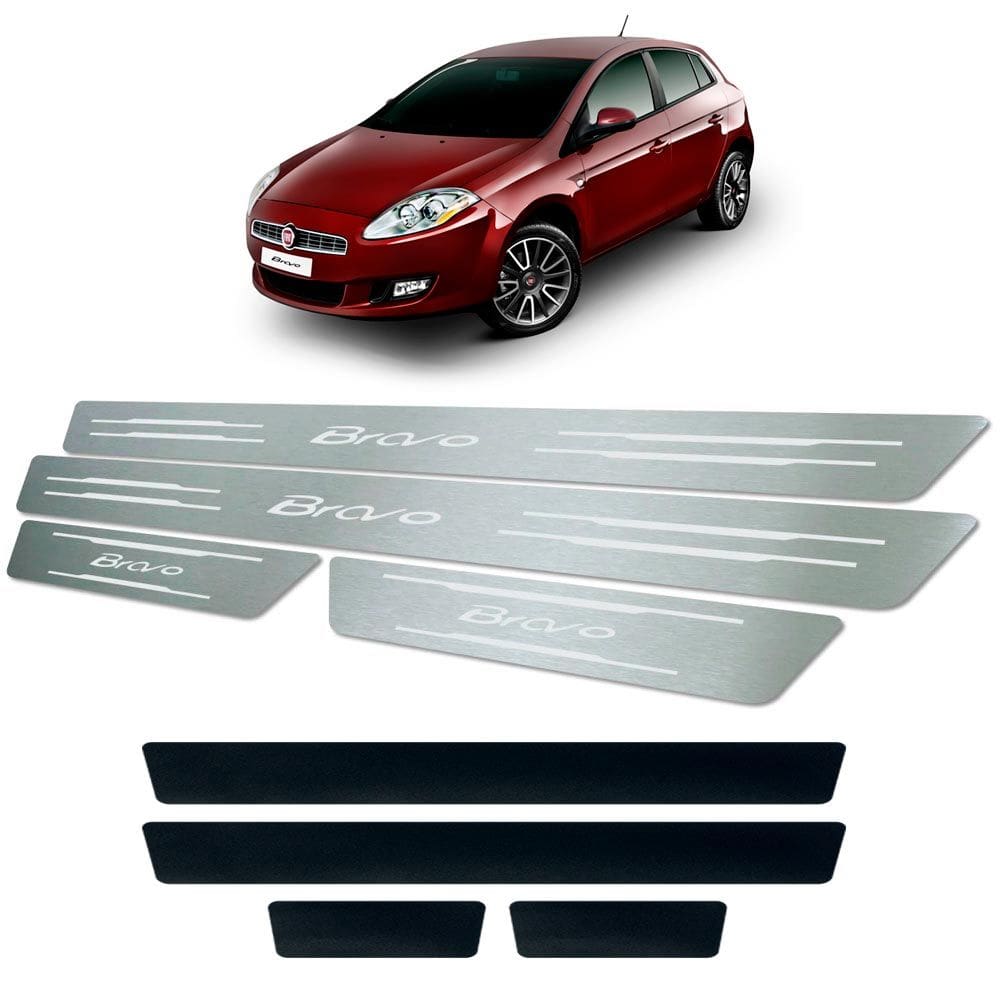 Soleira + Vinil Fiat Bravo 2011 Até 2016