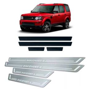 Soleira + Vinil Land Rover Discovery 4 2009 Até 2016