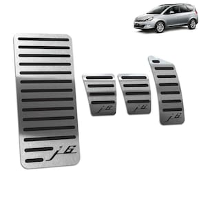 Descanso Pedaleira Manual Aço Inox Jac J6 2011 A 2016 Preto