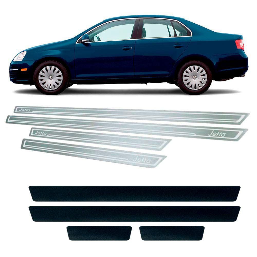 Soleira + Vinil Volkswagen Jetta 2006 Até 2010