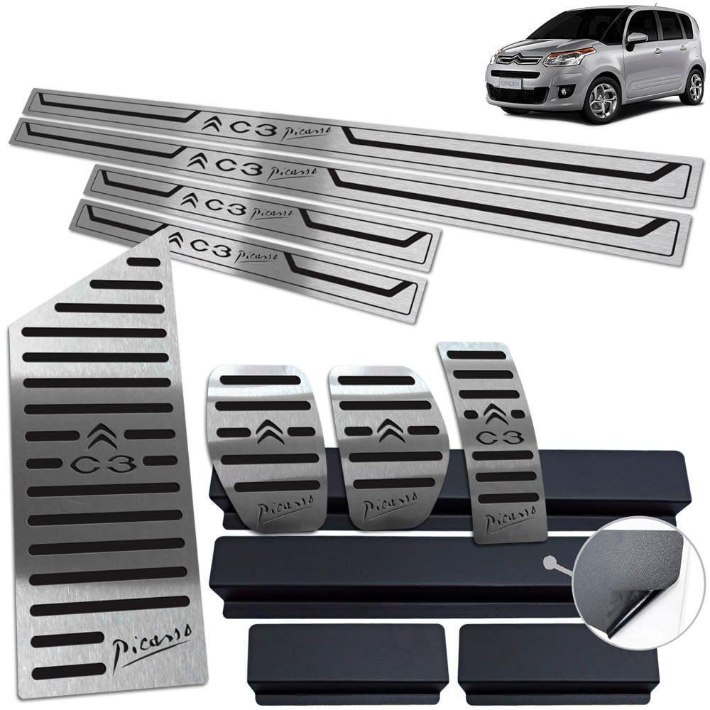 Soleira + Pedaleira Manual + Descanso Citroen C3 Picasso