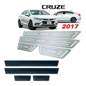 Soleira + Vinil Chevrolet Cruze 2017 Até 2019