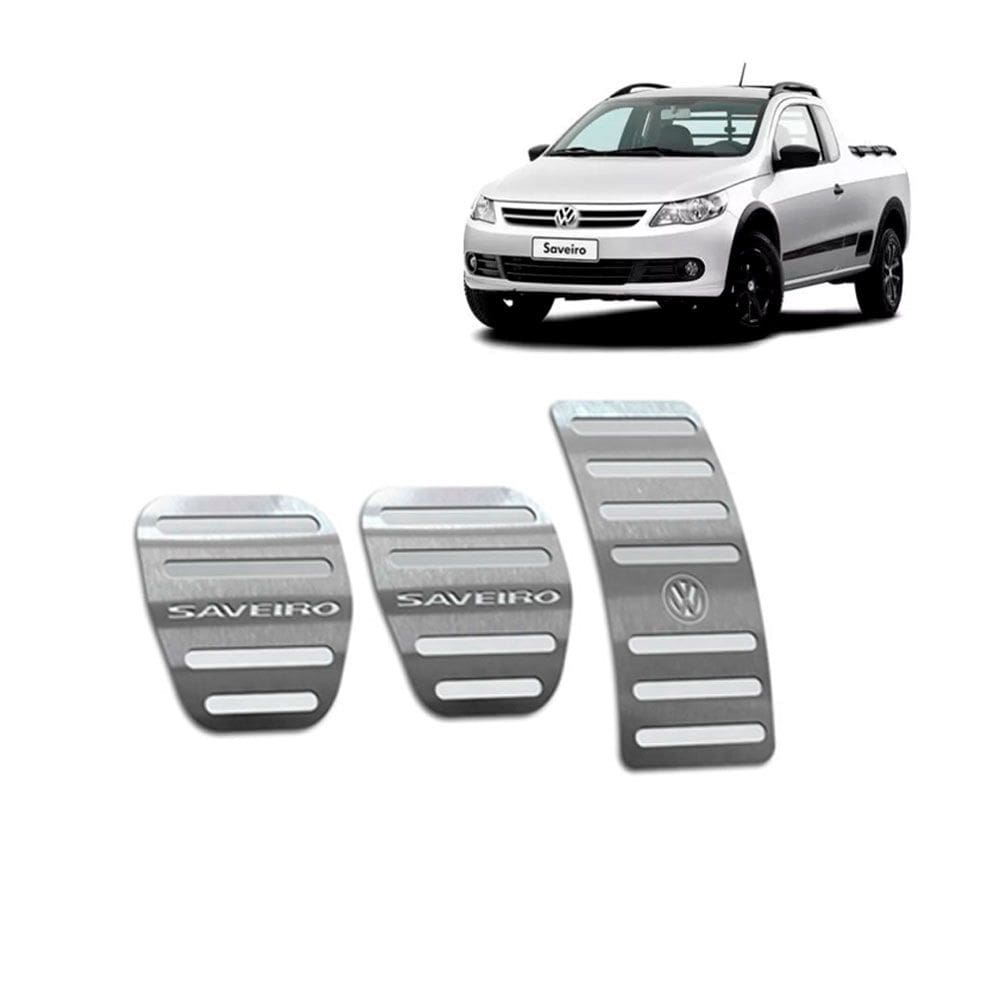 Pedaleira Volkswagen Saveiro G5 Aço Inox