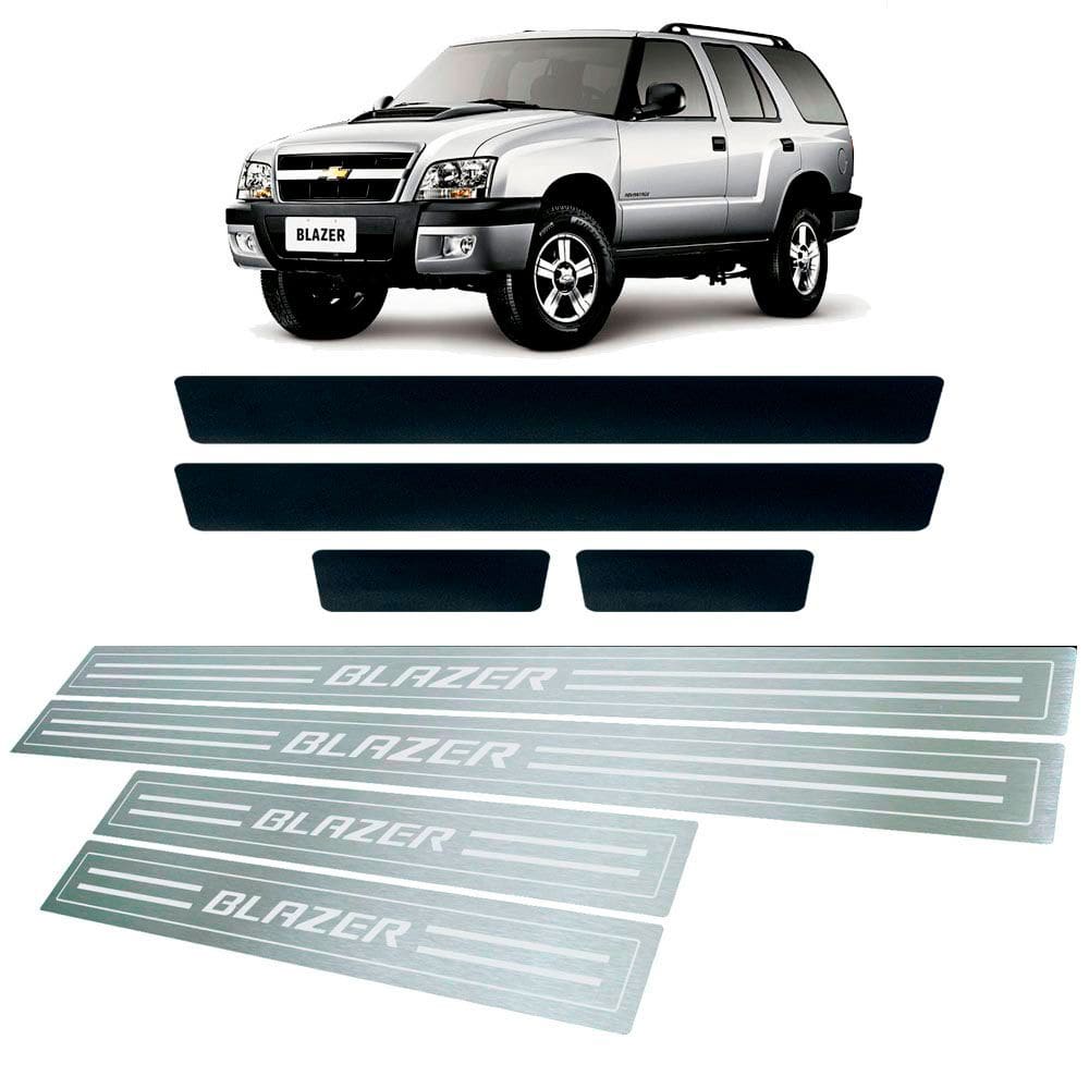 Soleira + Vinil Chevrolet Blazer 1989 Até 2011