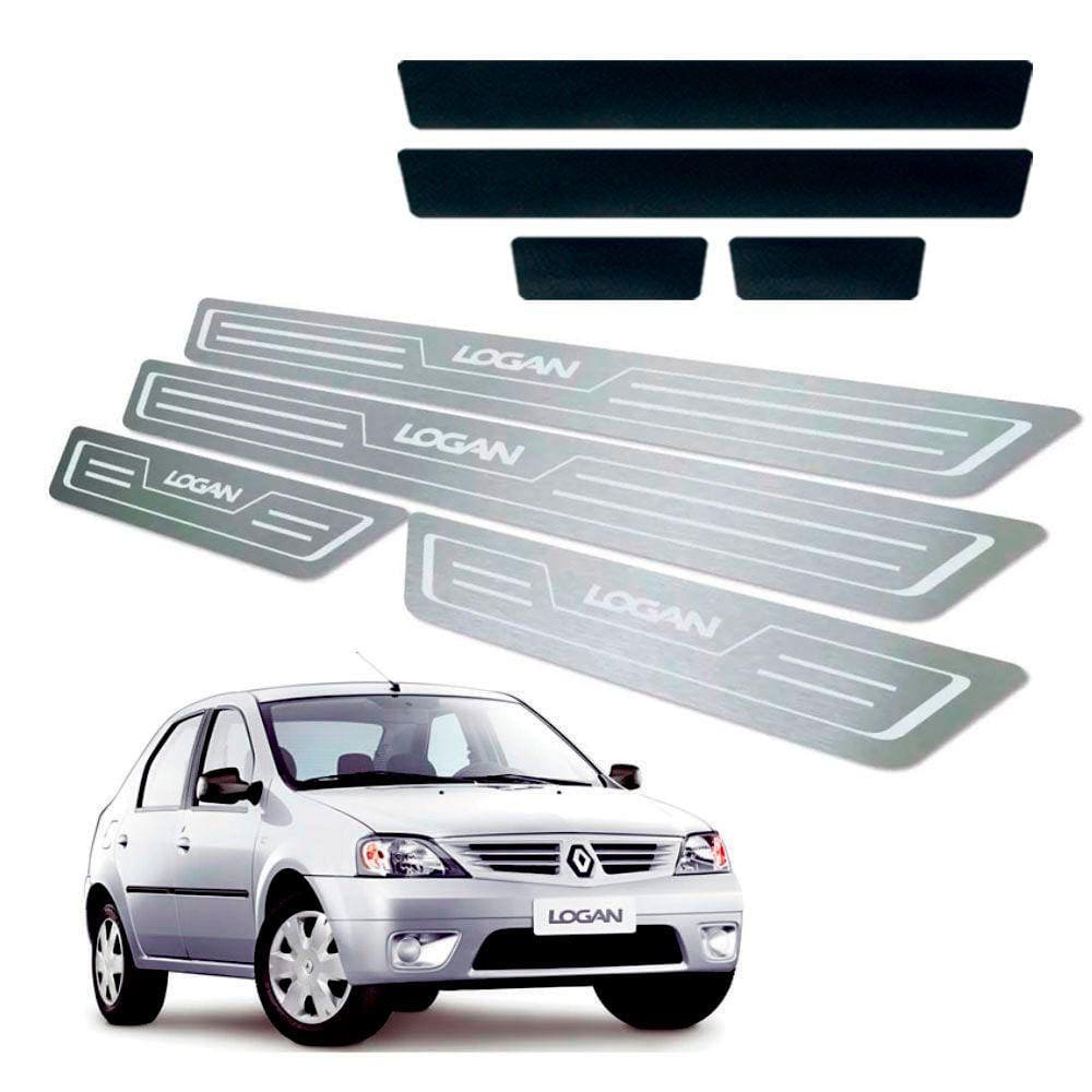 Soleira + Vinil Renault Logan 2007 Até 2010