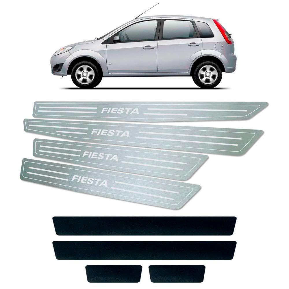 Soleira + Vinil Ford Fiesta 2003 Até 2012