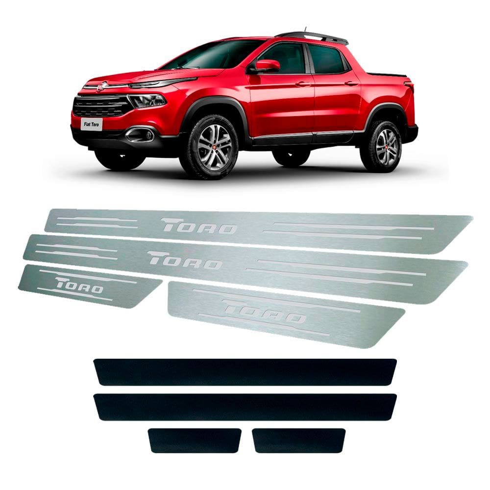 Soleira + Vinil Fiat Toro 2016 Até 2019