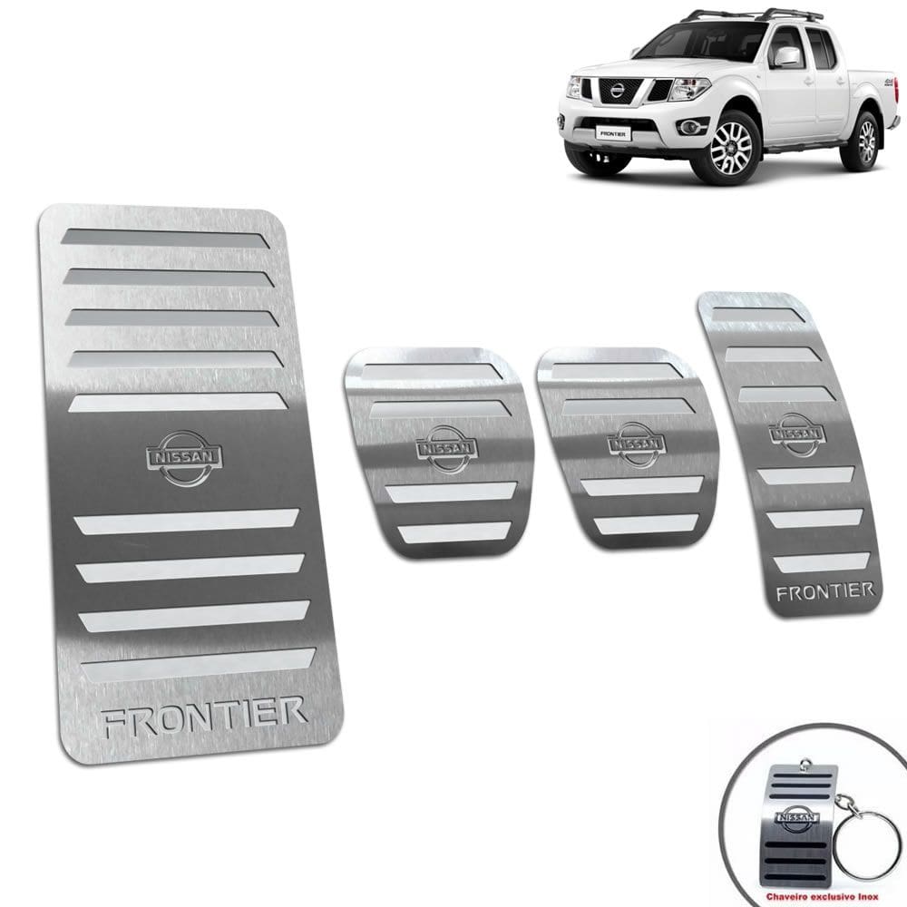 Descanso + Pedaleira Manual Frontier 2005/2017 Prata