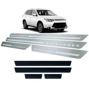 Soleira + Vinil Mitsubishi Outlander 2014 Até 2016