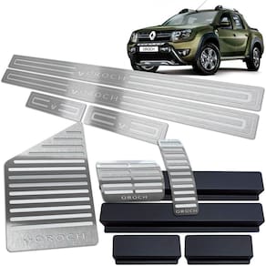 Soleira Pedaleira Descanso Duster Oroch 2016 2021 Automático