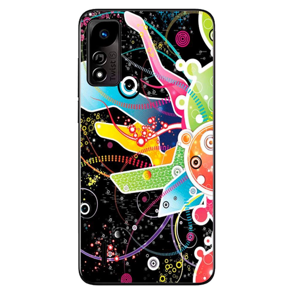 Capa Adesivo Skin058 Verso Para Positivo Twist 5 S620