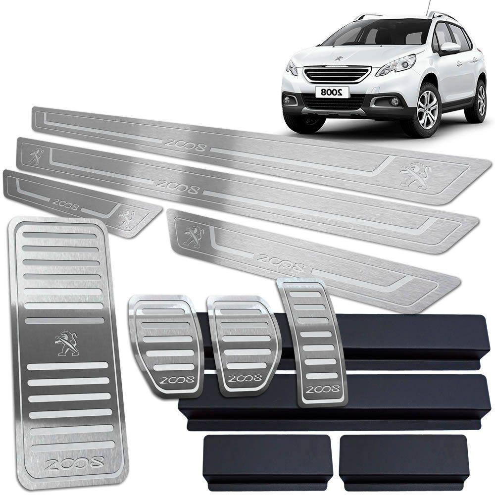 Soleira Pedaleira Descanso Peugeot 2008 2015 Até 2019 Manual