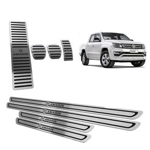 Soleira Pedaleira Descanso Amarok 11 19 Manual Preto BR