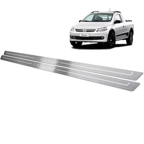 Soleira De Porta Volkswagen Saveiro G5 Aço Inox