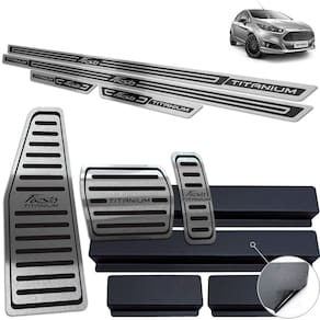 Descanso Pedaleira Auto Soleira New Fiesta Titanium Preto