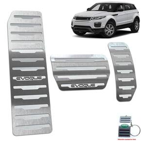Descanso + Pedaleira Range Rover Evoque 2012/2020 Prata