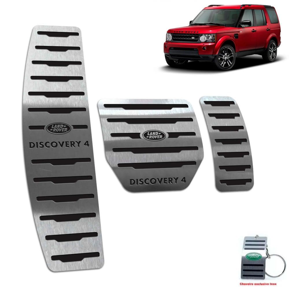 Pedaleira + Descanso Discovery 4 2009/2016 Automático Preto