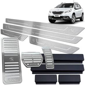 Soleira Pedaleira Descanso Peugeot 2008 2015 2019 Automático