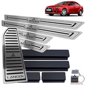 Soleira Com Descanso Lancer 2007/2019 Preto Baixo Relevo