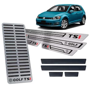 Descanso + Soleira Vinil Golf Tsi 2014/2019 I Preto