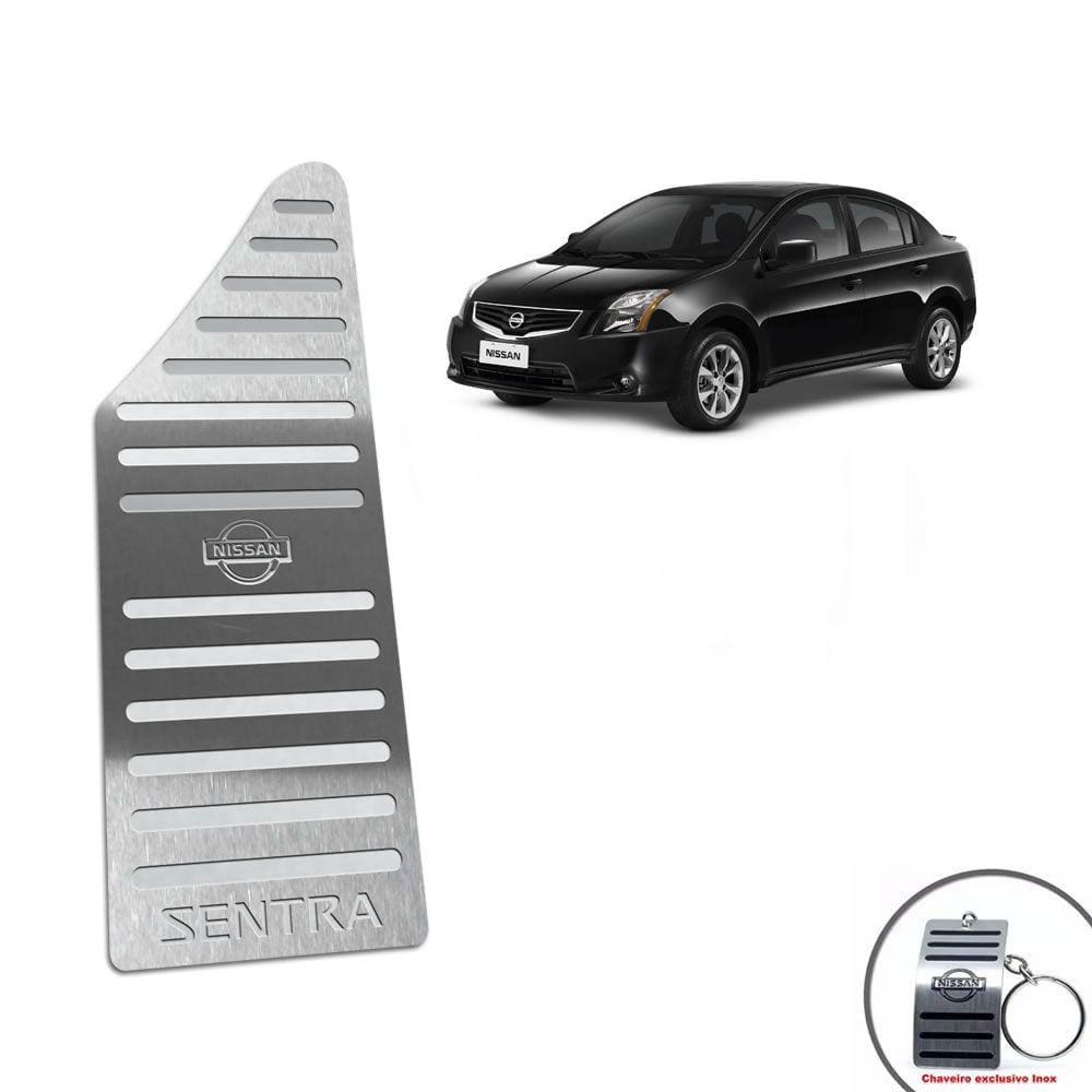 Descanso de Pé Nissan Sentra 2008/2013 Prata