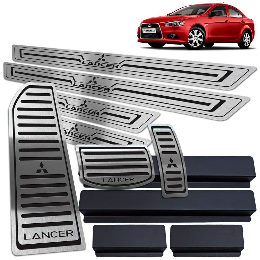 Soleira Pedaleira Descanso Lancer 07/19 Automático Preto BR