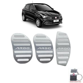 Pedaleiras Fiat Argo Manual Em Aço Inox Prata