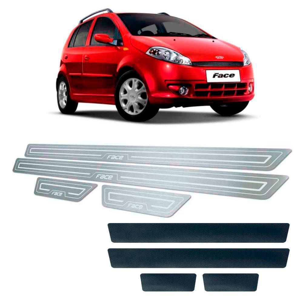 Soleira + Vinil Chery Face 2010 Até 2015