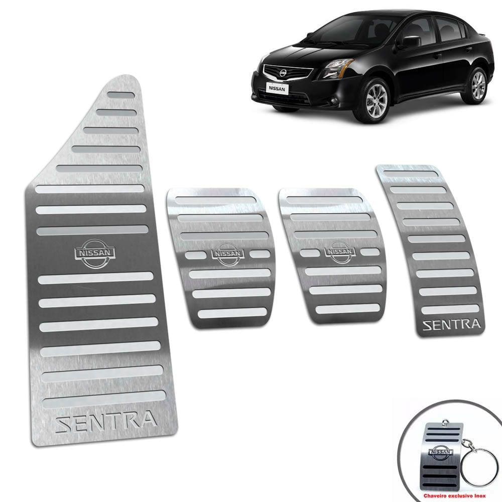 Descanso Pedaleira Nissan Sentra 2008/2013 Manual Prata