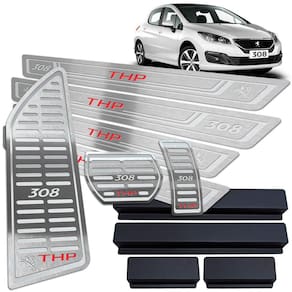 Soleira Pedaleira Descanso Peugeot 308 THP 12/19 Prata BR