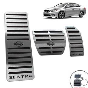Descanso + Pedaleira Nissan Sentra 2017 a 2020 Preto