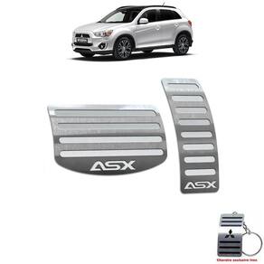 Pedaleiras Aço Inox Asx 2011/2017 Automático Prata