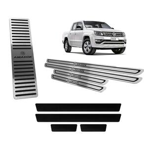Soleira Descanso Amarok 2011 A 2019 Preto Baixo Relevo Vinil